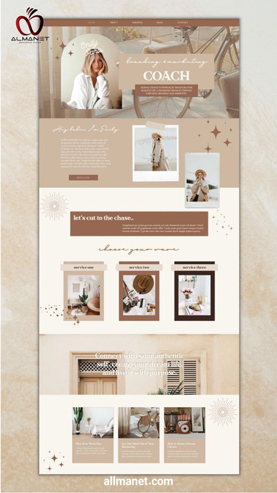 طراحی سایت روانشناسی و روانپزشکی - آلمانت 